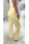 Awa Suit Pants - Pastel Yellow
